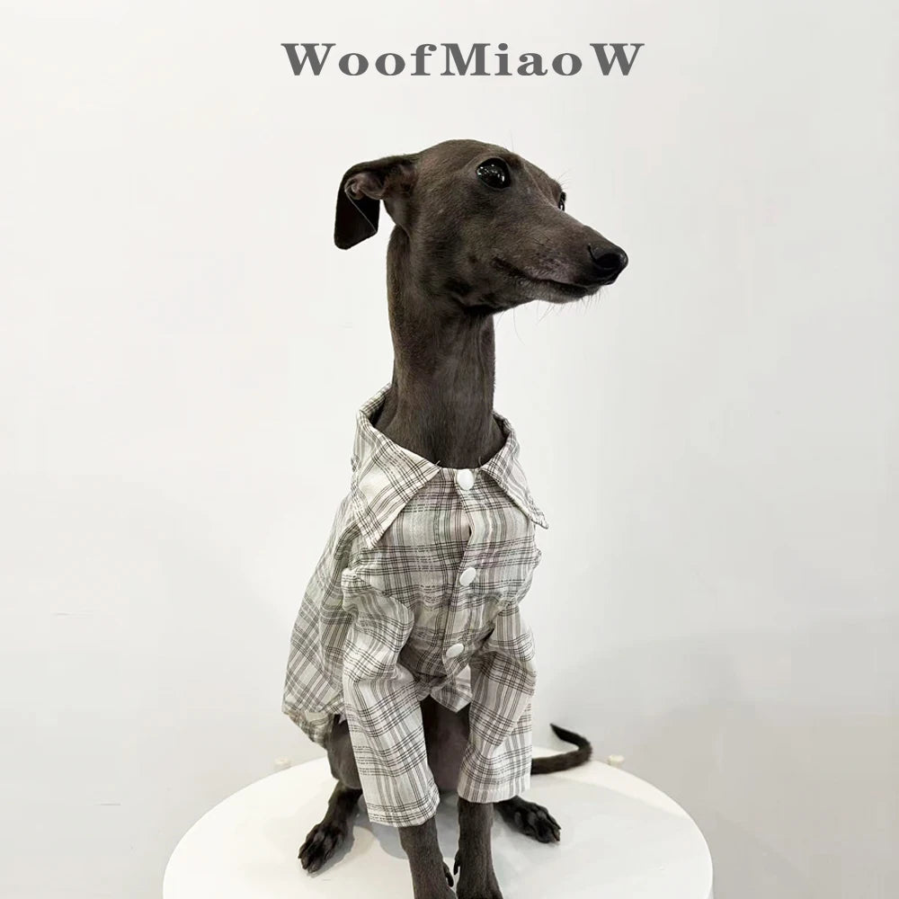 Camisa a Cuadros para Perros | Ropa para Mascotas Elegante y Cómoda