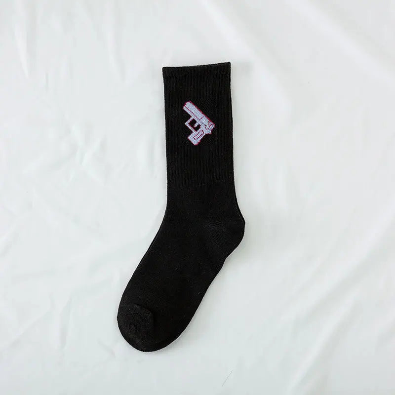 Casual Trendy Long Tube Socks | Antibacterial & Anti-Odor Comfort