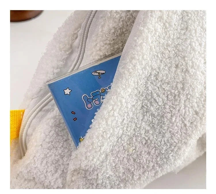 Cute Chicken Shape Crossbody Purse for Women | Cozy Fleece Handbag