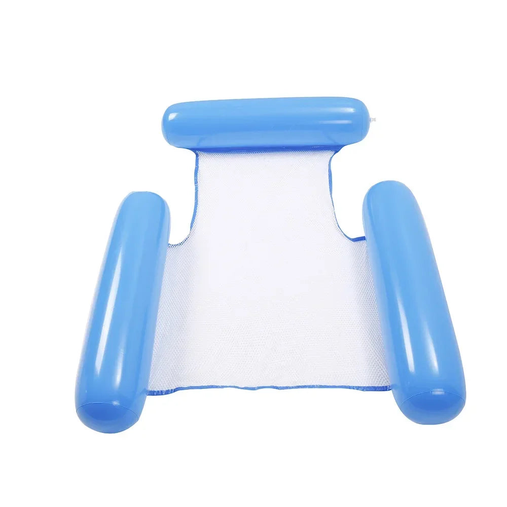 Small Inflatable Water Bed | Floating Backrest Lounge Chair