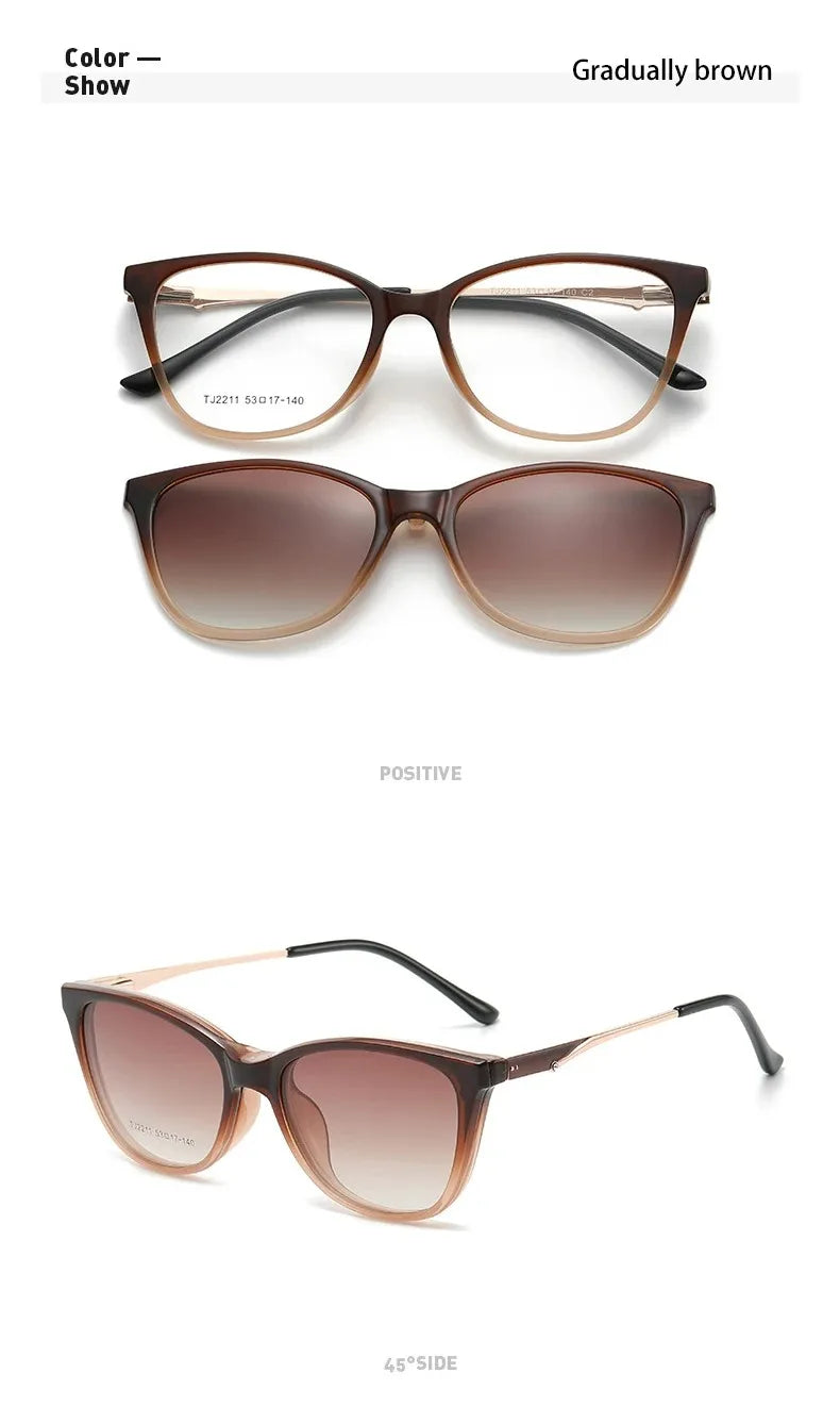 Multifunctional Cat Eye Polarized Sunglasses for Women | Customizable Lenses 2026