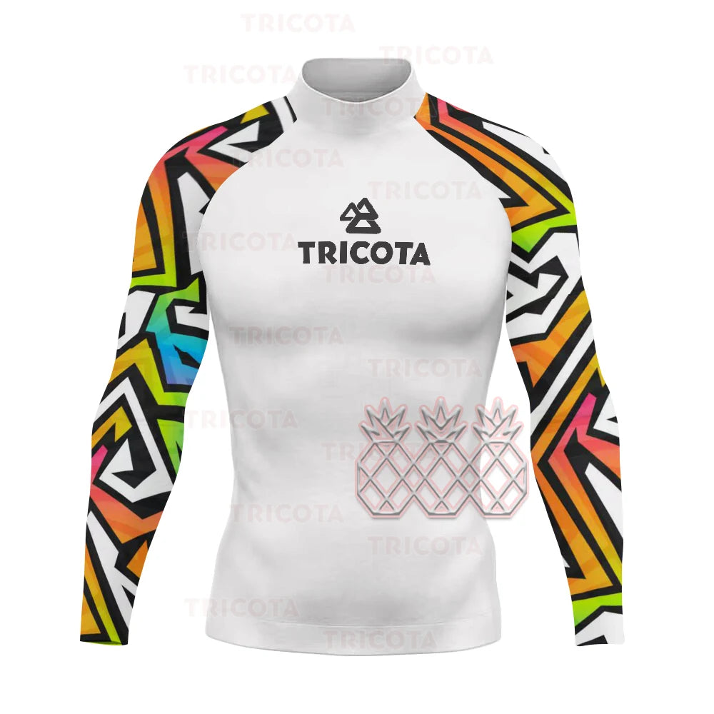 Men's UV Protection Long Sleeve Rash Guard for Surfing & Diving