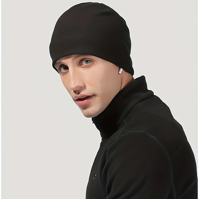 Unisex Thick Fleece Winter Beanie with Ear Flaps | Thermal Ski Cap