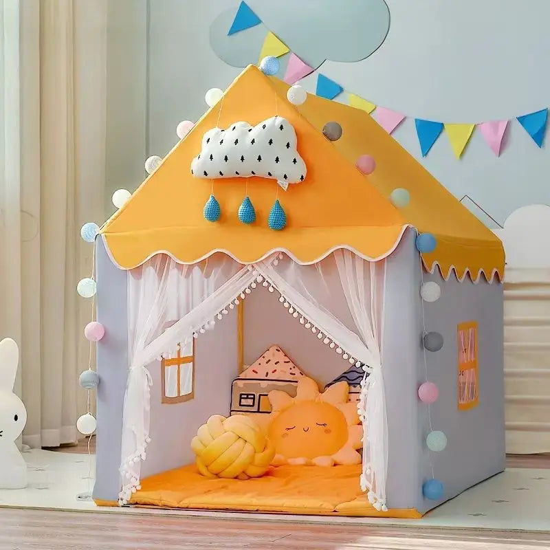 Large Children Toy Tent | Fun Folding Kids Wigwam Playhouse