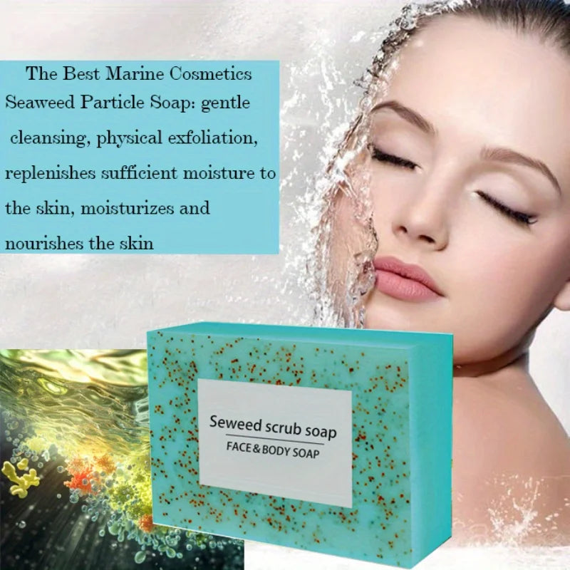 Nourishing Seaweed Scrub Particle Soap | Hydrating & Moisturizing