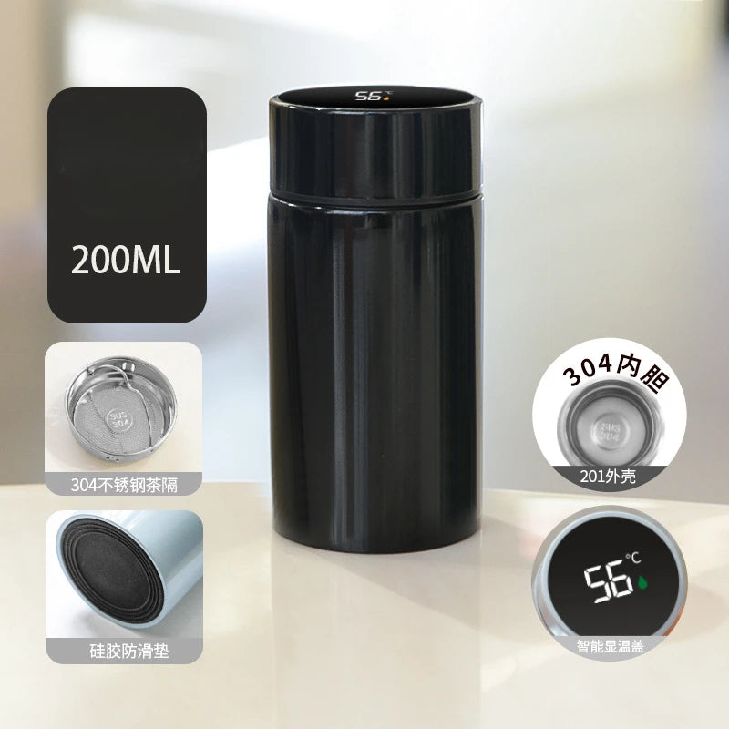 Smart Mini Pocket Thermos Cup | Temperature Display Water Bottle