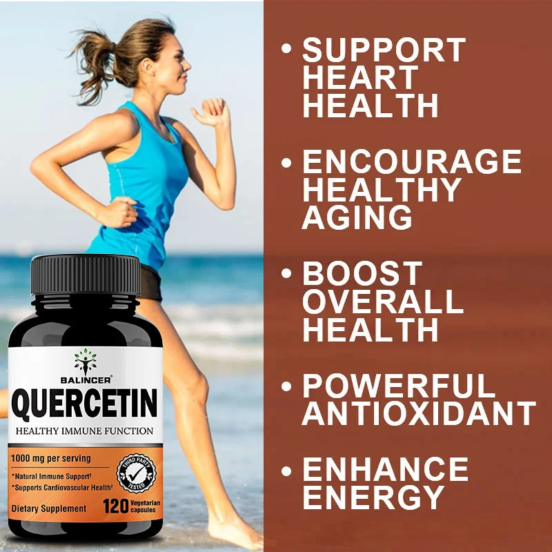 Quercetin Extract 1000mg | Immune & Respiratory Support Capsules