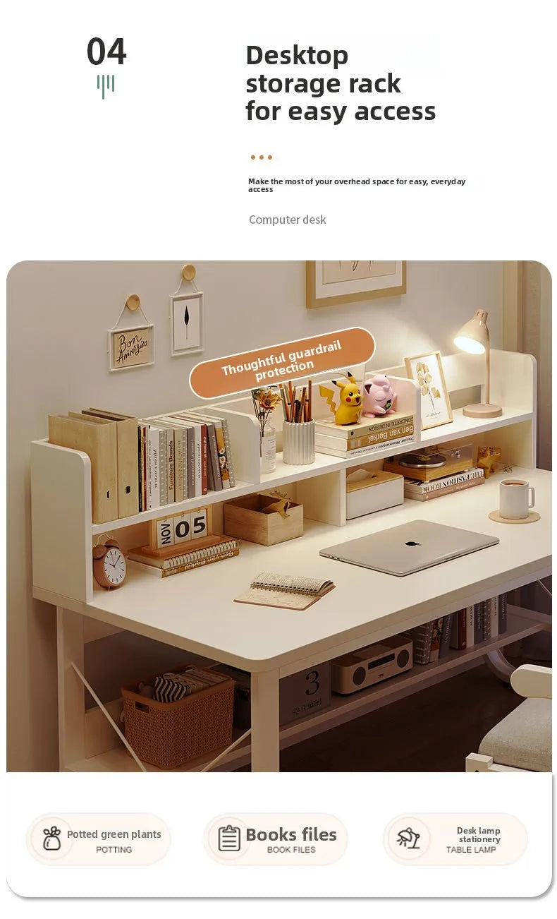 Simple and Stylish Desktop Computer Desk for Home Office
