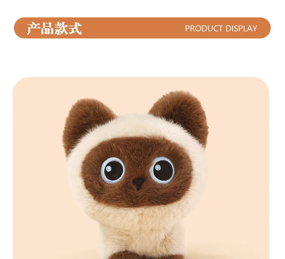 Cute Standing Cat Plush | Adorable Emotional Comfort Toy