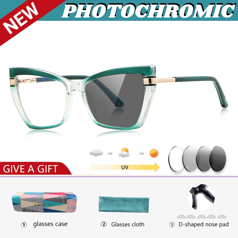 Personalized Butterfly Photochromic Reading Glasses | Custom Eyewear