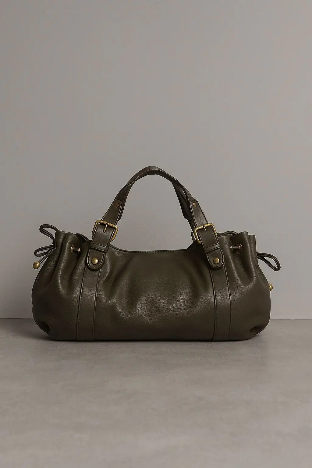 Bolso Tote Vintage de Cuero Lavado para Mujer | Elegante y de Gran Capacidad