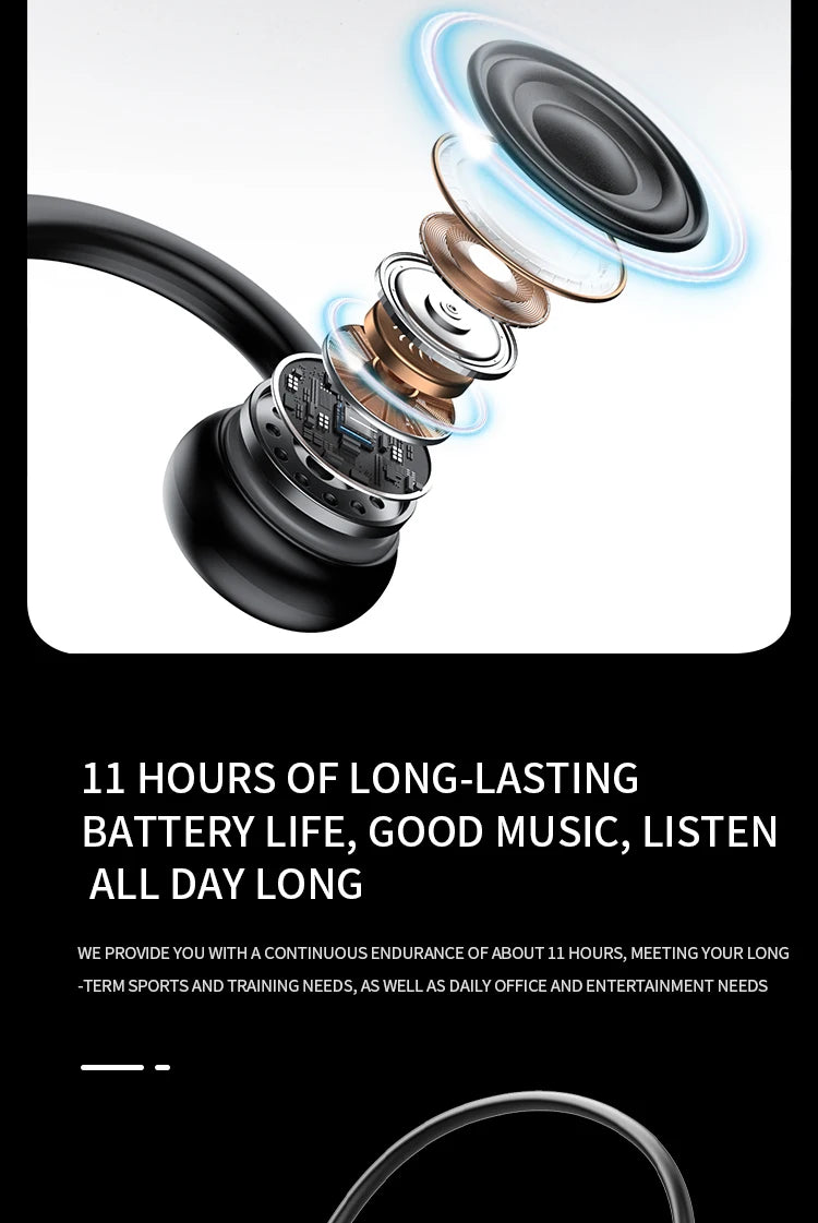 Waterproof Bone Conduction Earphones | Bluetooth Sports Headphones