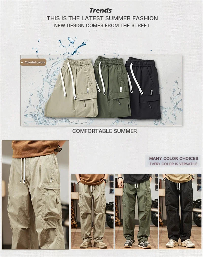 Men's Summer Cargo Pants | Lightweight, Casual & Versatile Fit