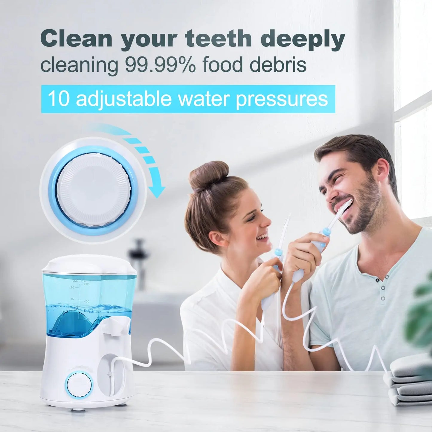 Power Dental Water Flosser | 600ml Family Oral Care Device