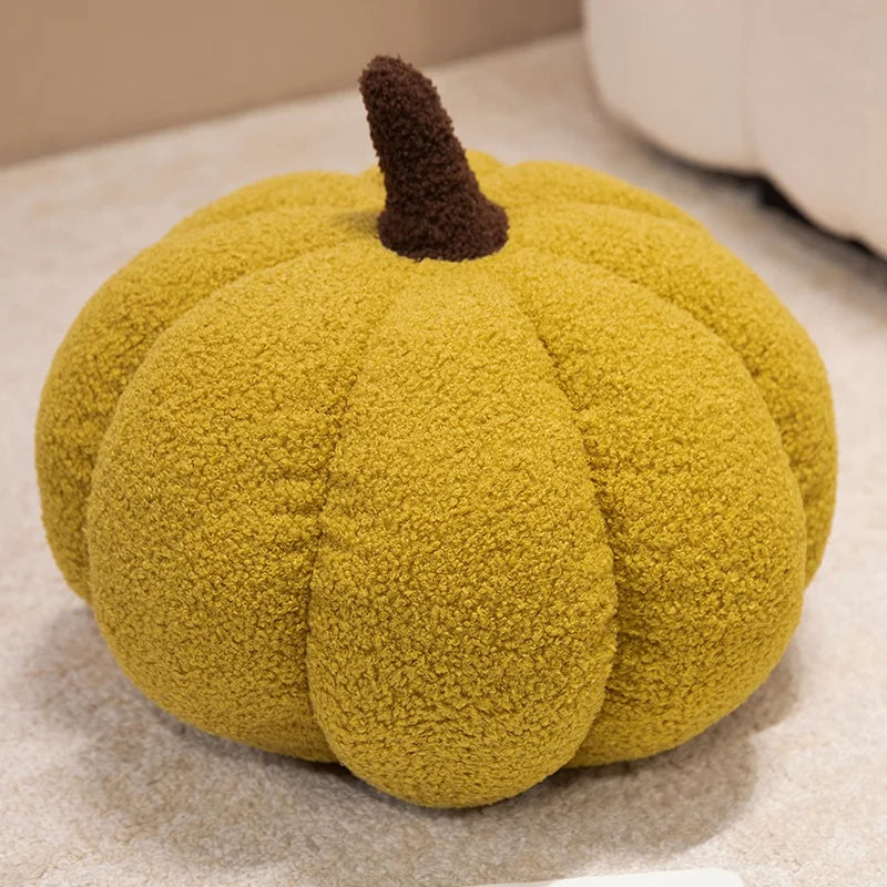 Halloween Pumpkin Plush Pillow | Cozy Decorative Cushion for Fall