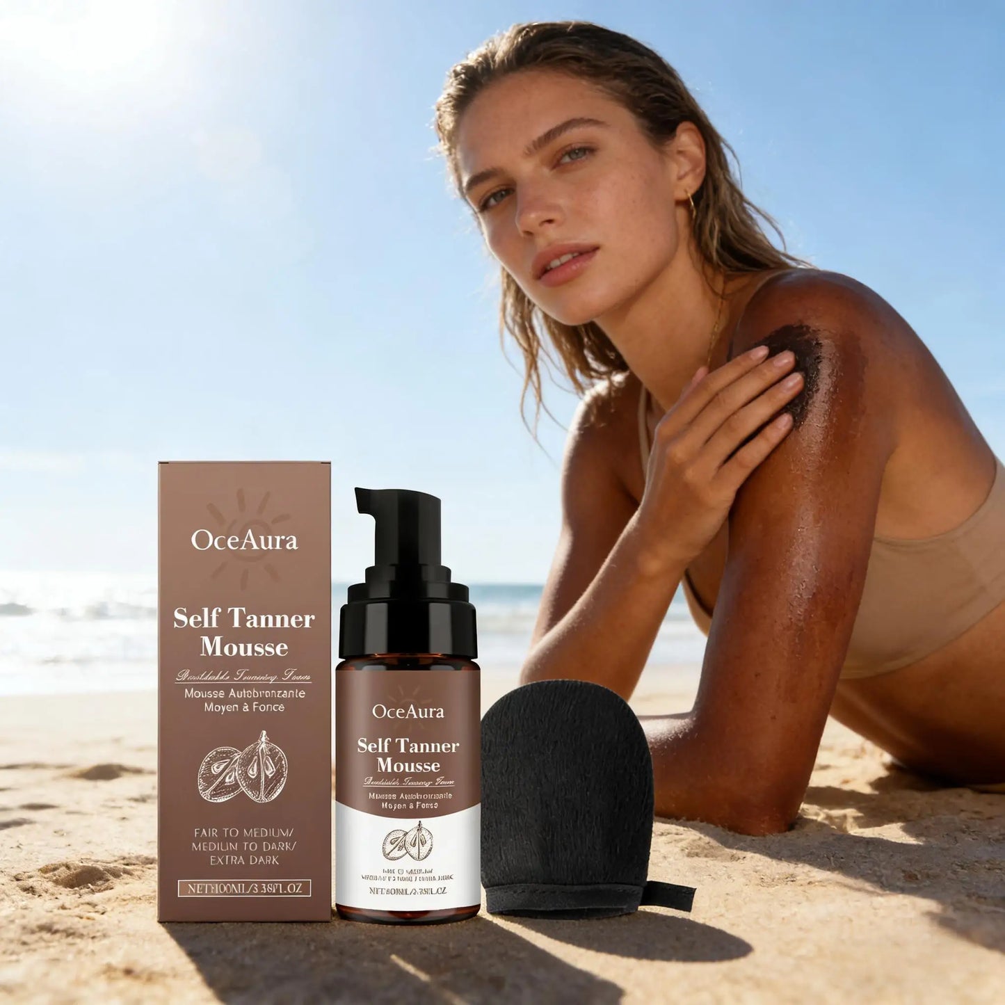 Organic Self Tanning Mousse | Nourishing Sunless Tan Foam
