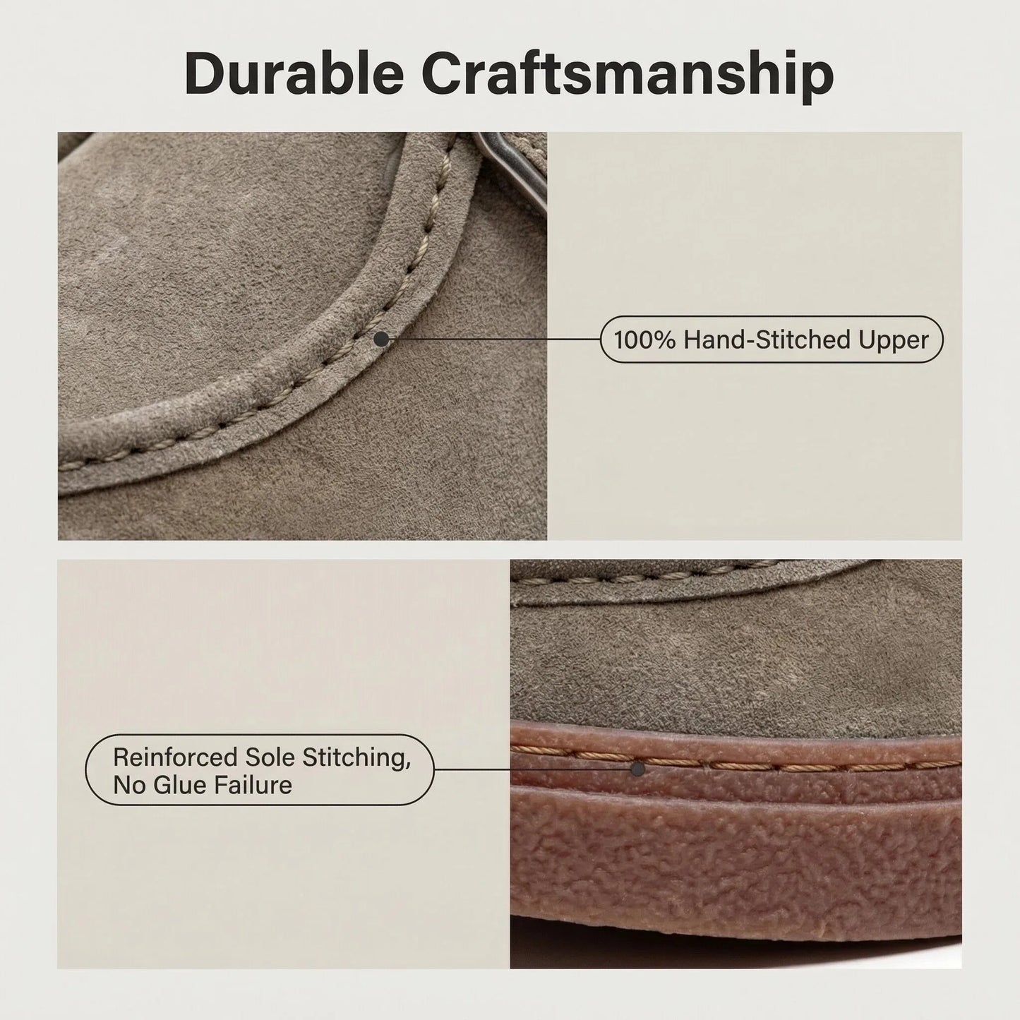 Men's Elegant Handmade Cowhide Leather Moccasin Shoes