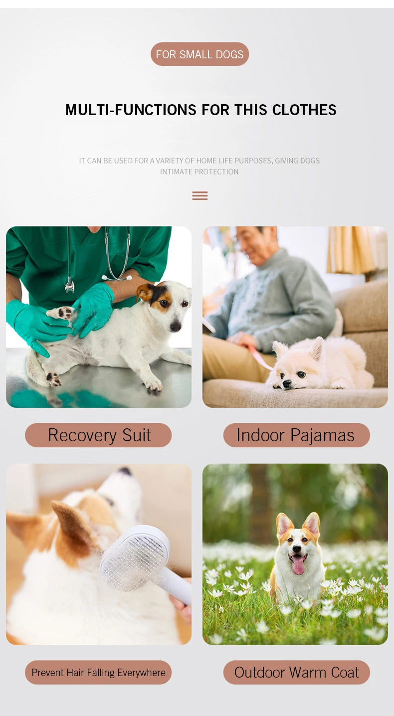Warm Fleece Overalls for Dogs | Soft Winter Jumpsuit