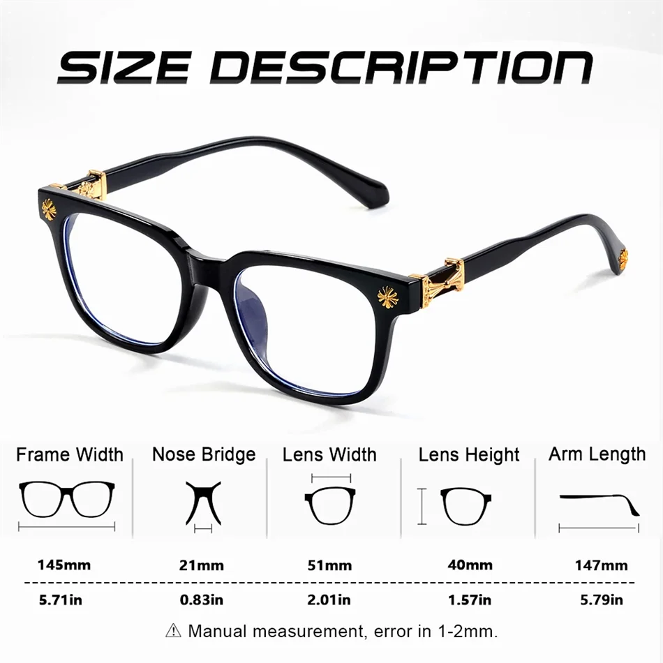 Classic Anti Blue Light Glasses | Unisex Square Frame Eyewear