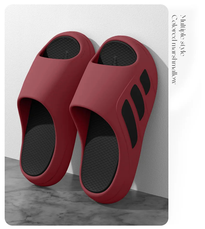 Men's High Aesthetic Anti-Slip Beach Slippers | Comfortable Slides