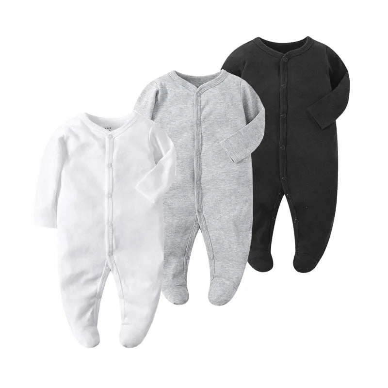 Unisex Baby Long Sleeve Cotton Bodysuit | Soft & Stylish Infant Clothing
