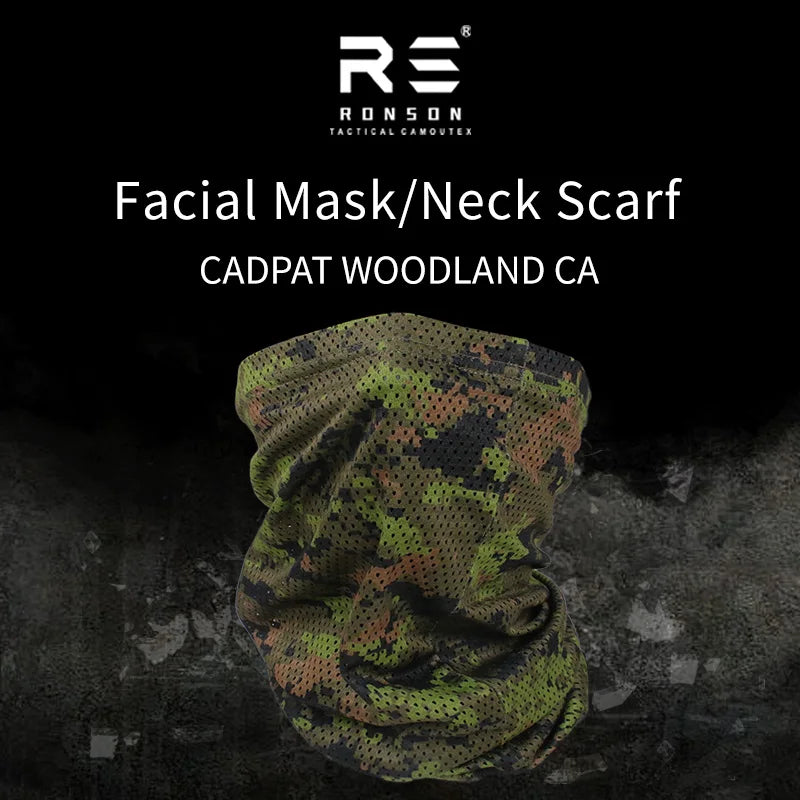 Tactical Face Mask | CADPAT MT Camouflage for Sun & Wind Protection