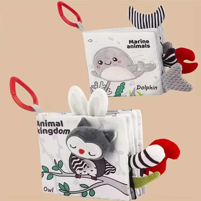Soft Baby Cloth Animal Book | Engaging Sensory Learning Toy