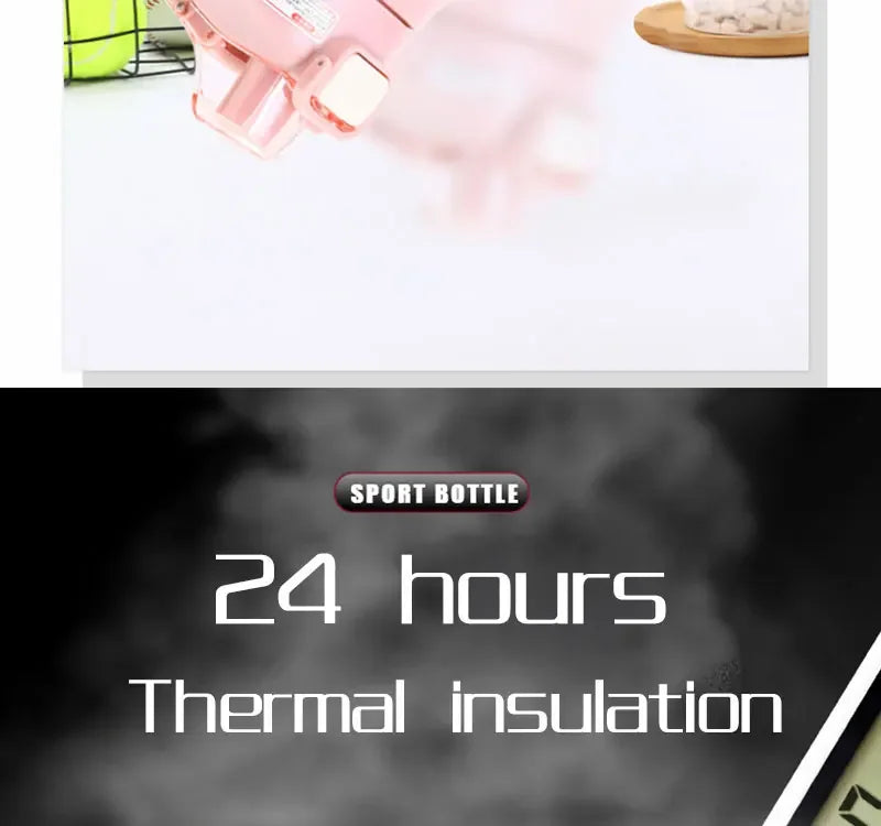 Large Capacity Insulated Stainless Steel Thermo Bottle | Portable Mug