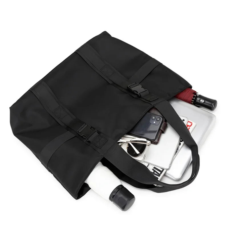 Large Canvas Shoulder Bag for Men | Stylish Casual Tote