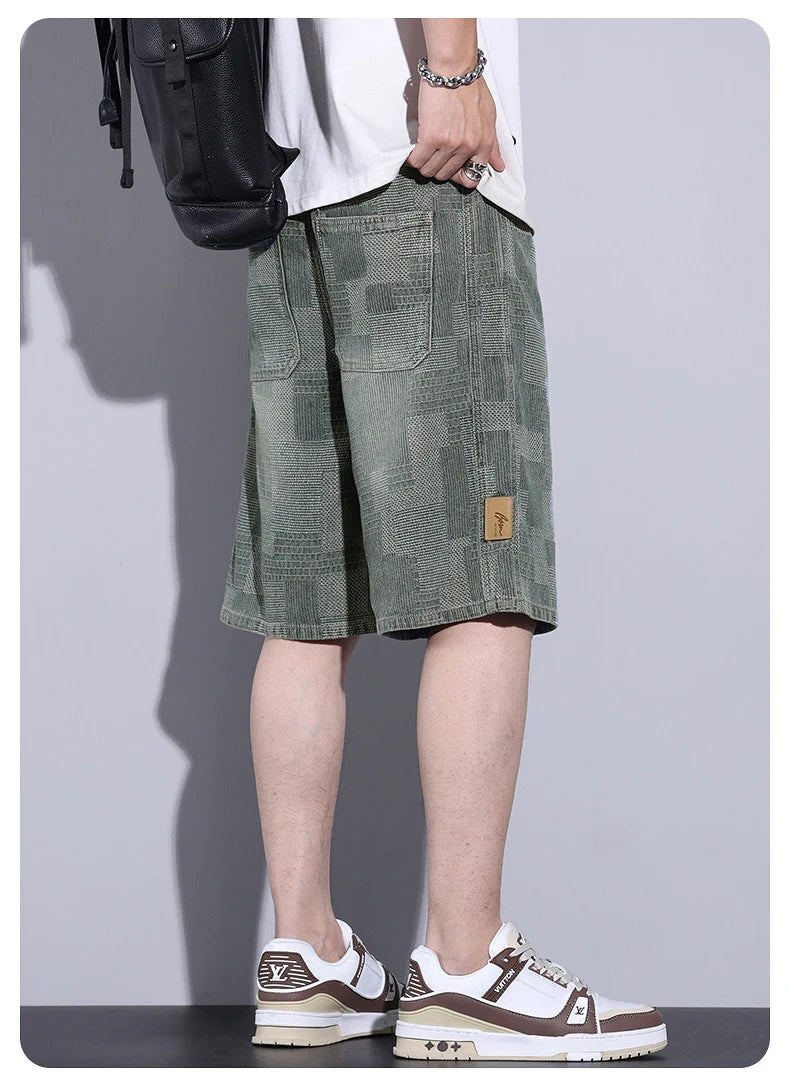 Casual Men's Baggy Denim Shorts | Summer Fashion Streetwear