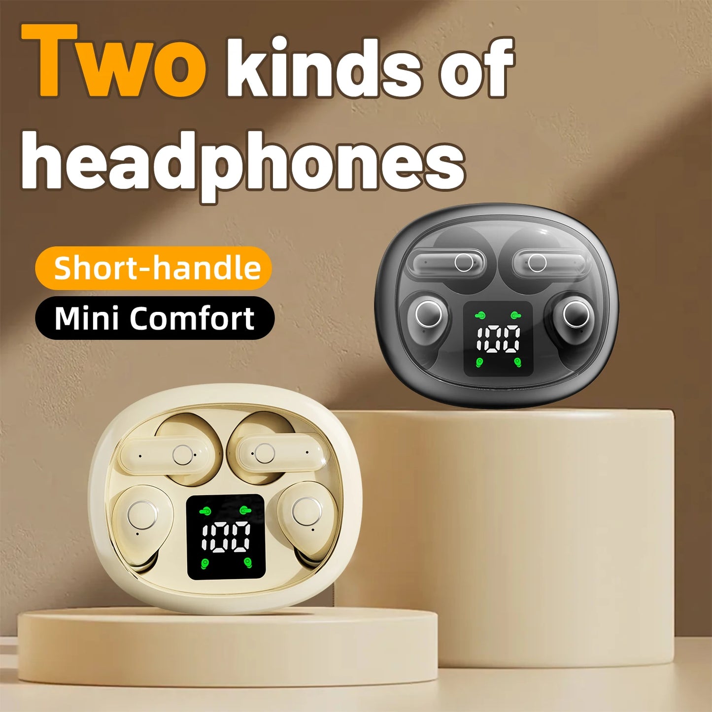Long Range Bluetooth Earphones Wireless for Sports Running