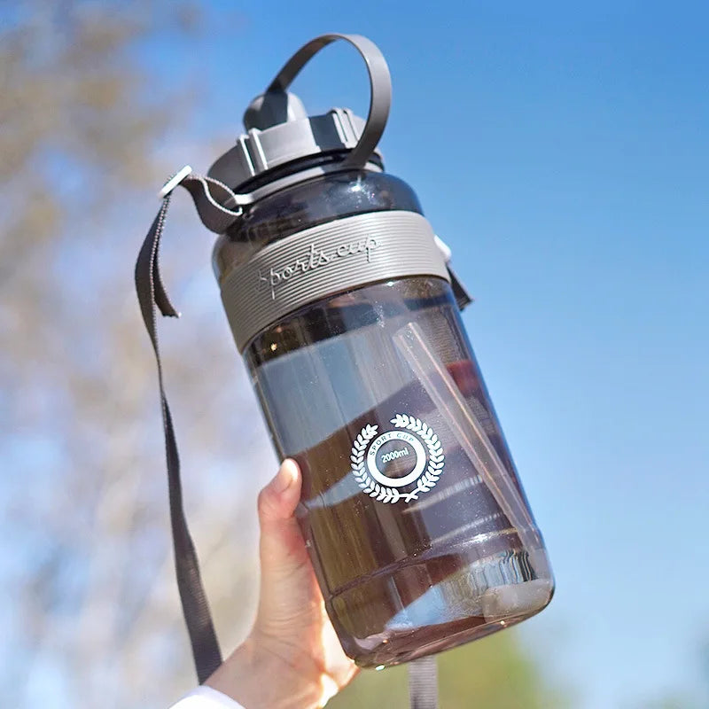 BPA Free Sport Water Bottle with Straw | Perfect for Hydration