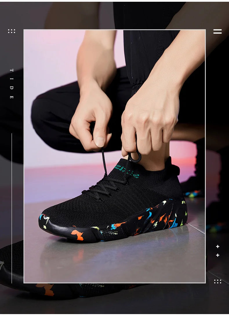 Men's Breathable Sneakers | Comfortable Casual Walking Shoes