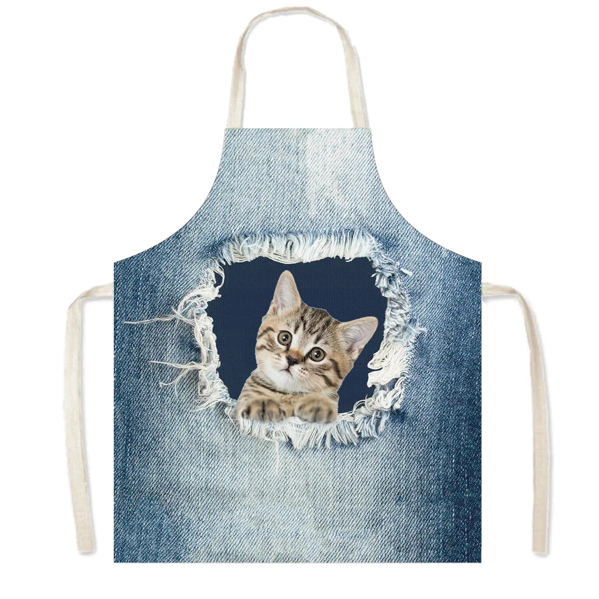 Funny Cat & Dog Apron | Unique Kitchen & Cleaning Pinafore