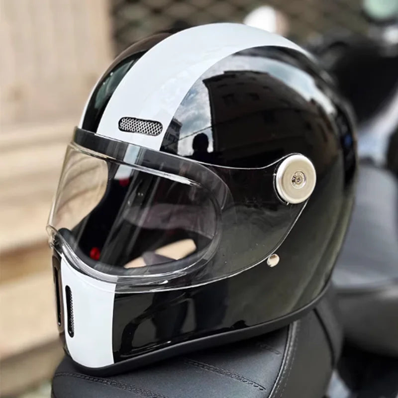 Dual Visor Full Face Motorcycle Helmet | ECE DOT Approved Design