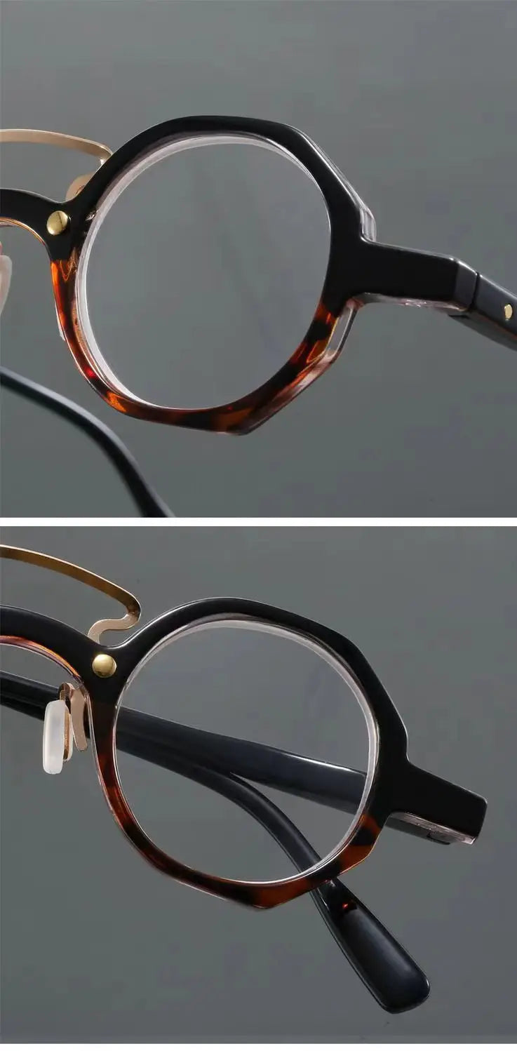 Vintage Round Frame Anti-Blue Light Reading Glasses for All