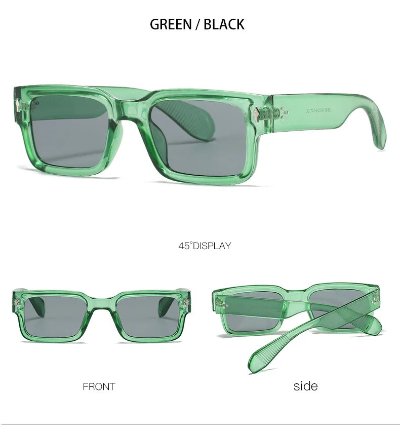 Stylish Rivet Sunglasses | Retro UV400 Eyewear for Everyone