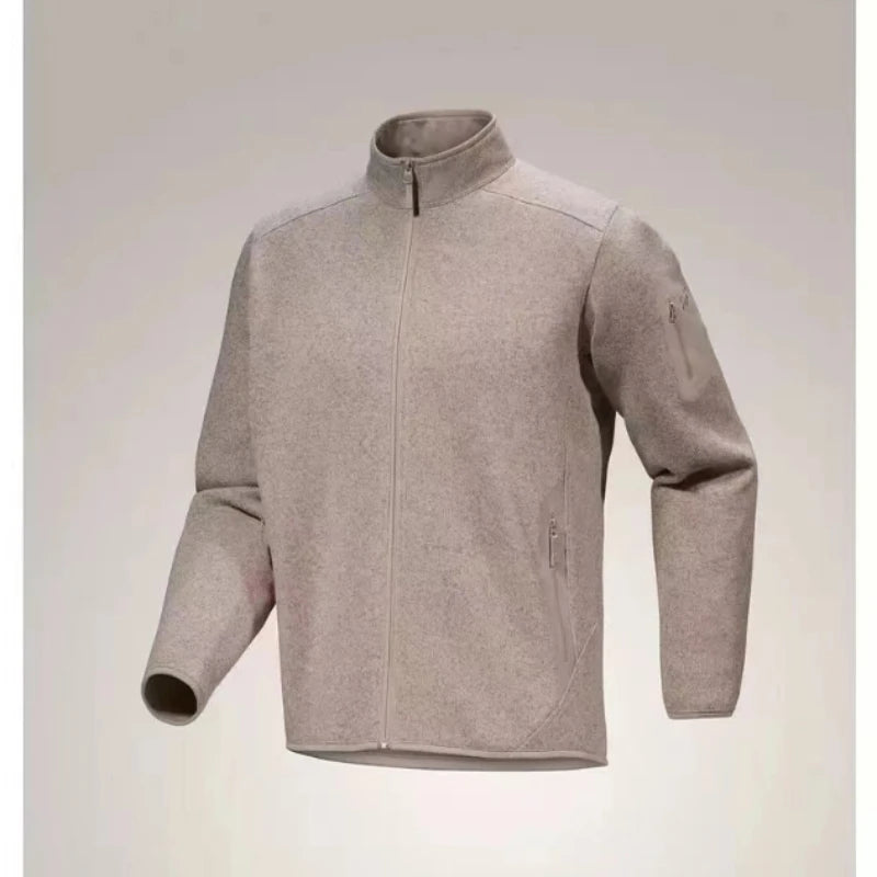 Unisex Winter Fleece Zipper Hoodie | Warm Outdoor Jacket