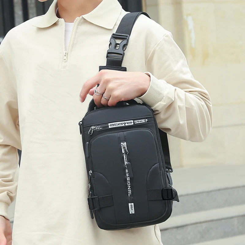 Lightweight Casual Riding Backpack | Large Capacity Crossbody Bag