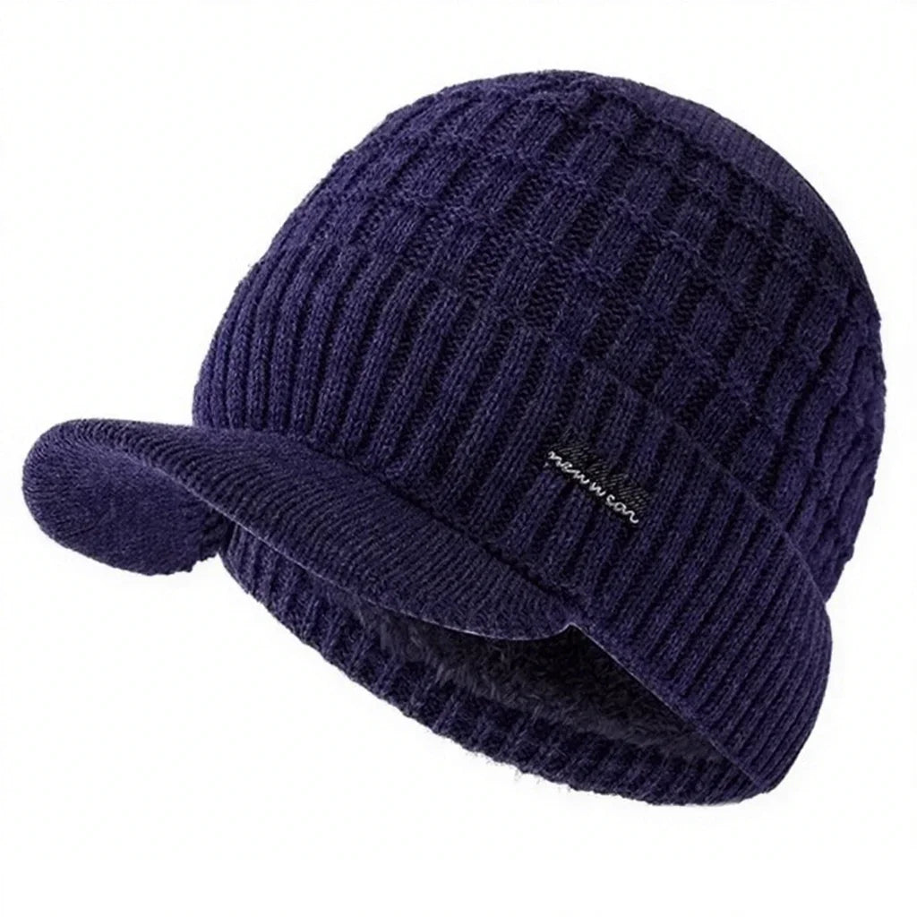 Unisex Plush Fleece Lined Beanie Hat | Warm Winter Cap for All