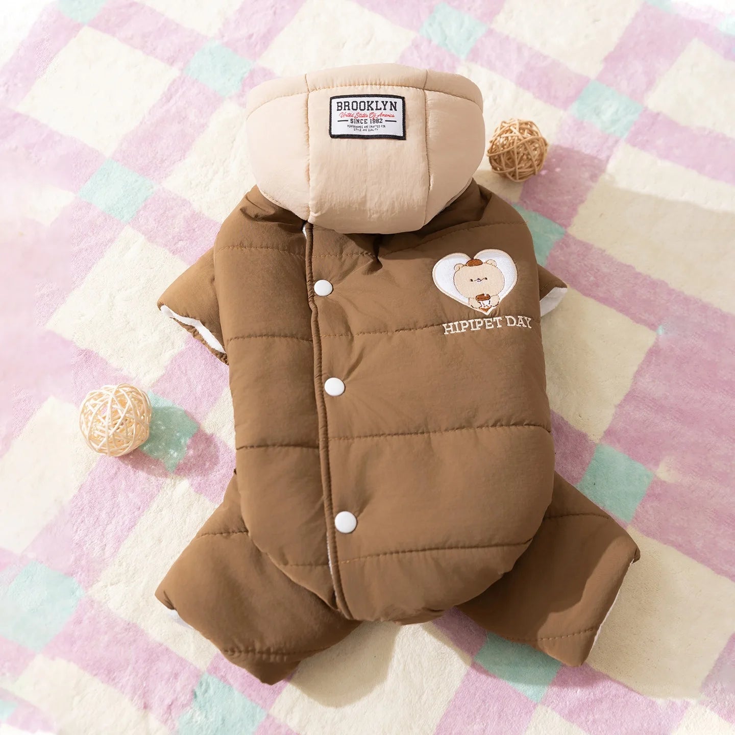 Thickened Pet Down Jacket for Medium Dogs | Warm Winter Apparel