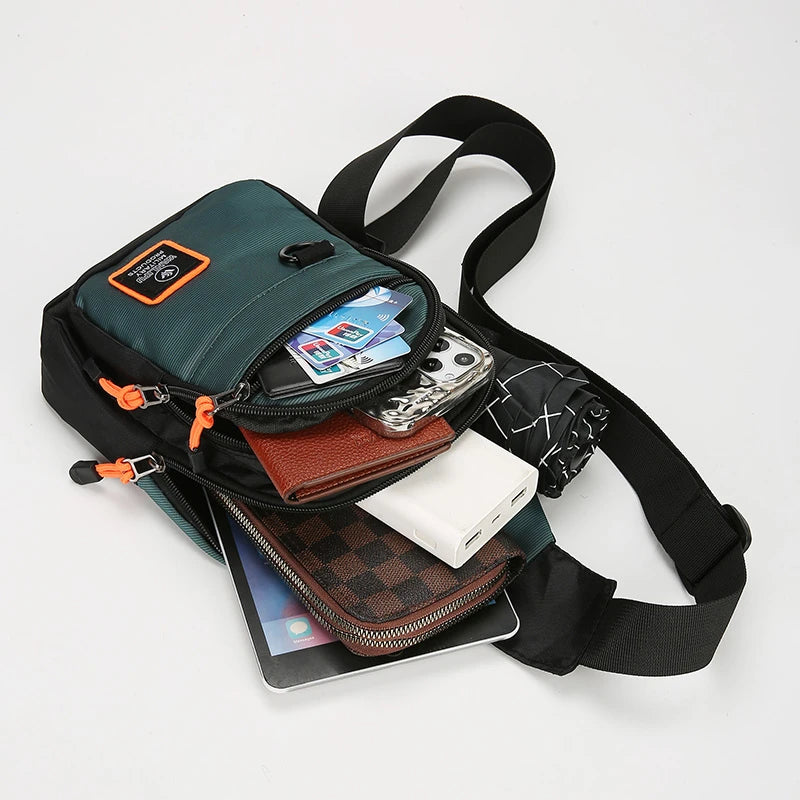 Men's Casual Sling Bag | Versatile Outdoor Chest Crossbody Pouch