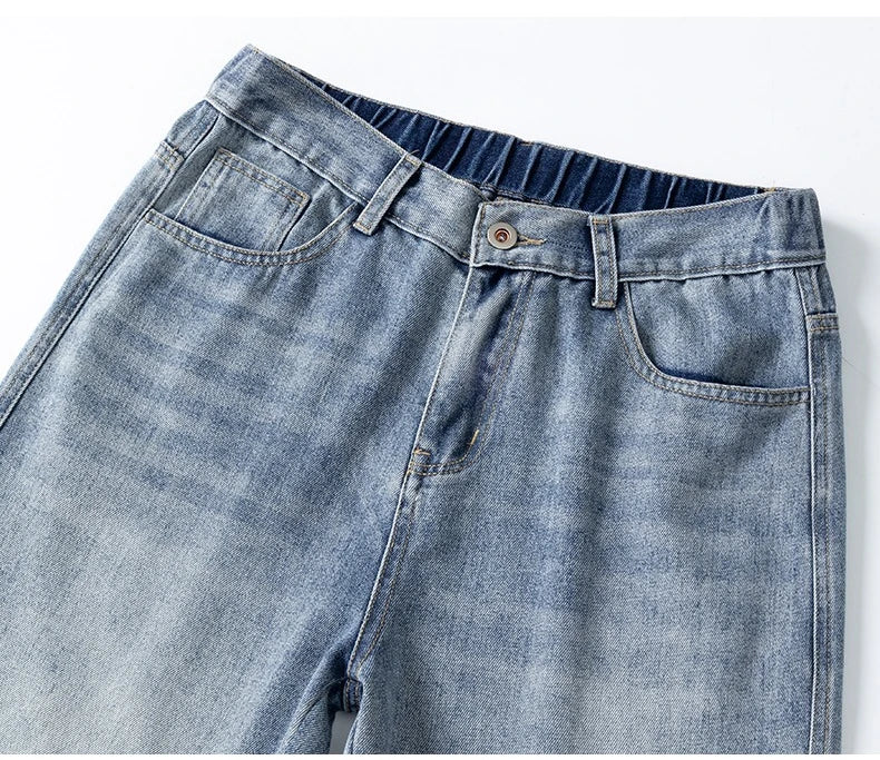 Men's Loose Vintage Casual Straight Jeans | Effortless Style