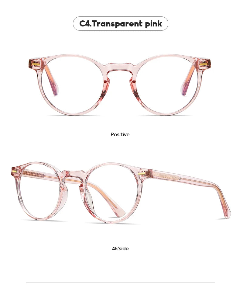 Stylish Women's Geometric Prescription Glasses | Blue Light Blocking