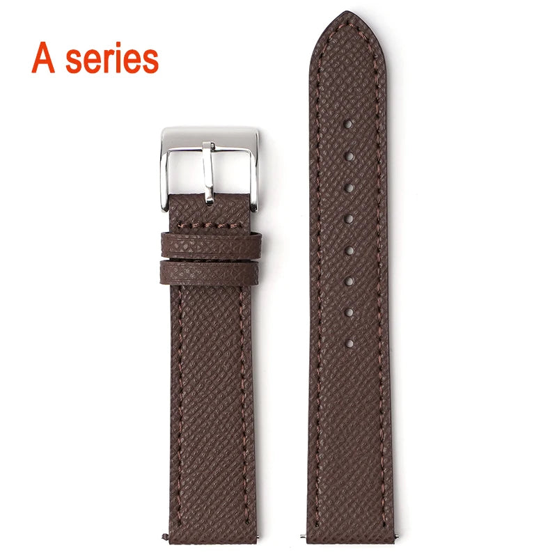 Calfskin Leather Watch Strap | Quick Release, Handmade Design