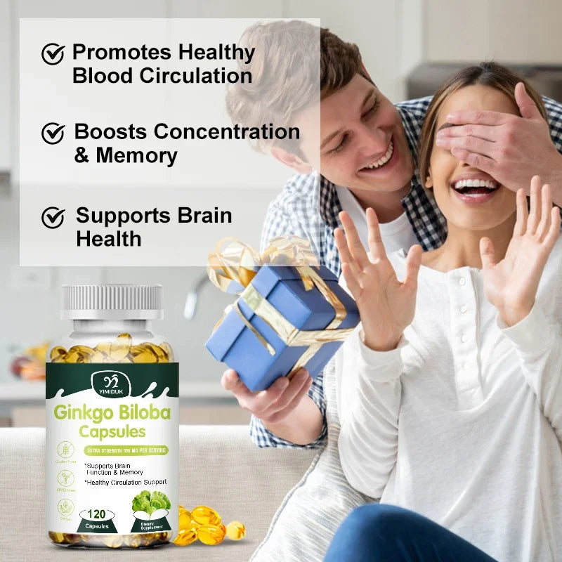 Buy 2 Get 2 Free! Ginkgo Biloba Extract for Enhanced Memory & Focus