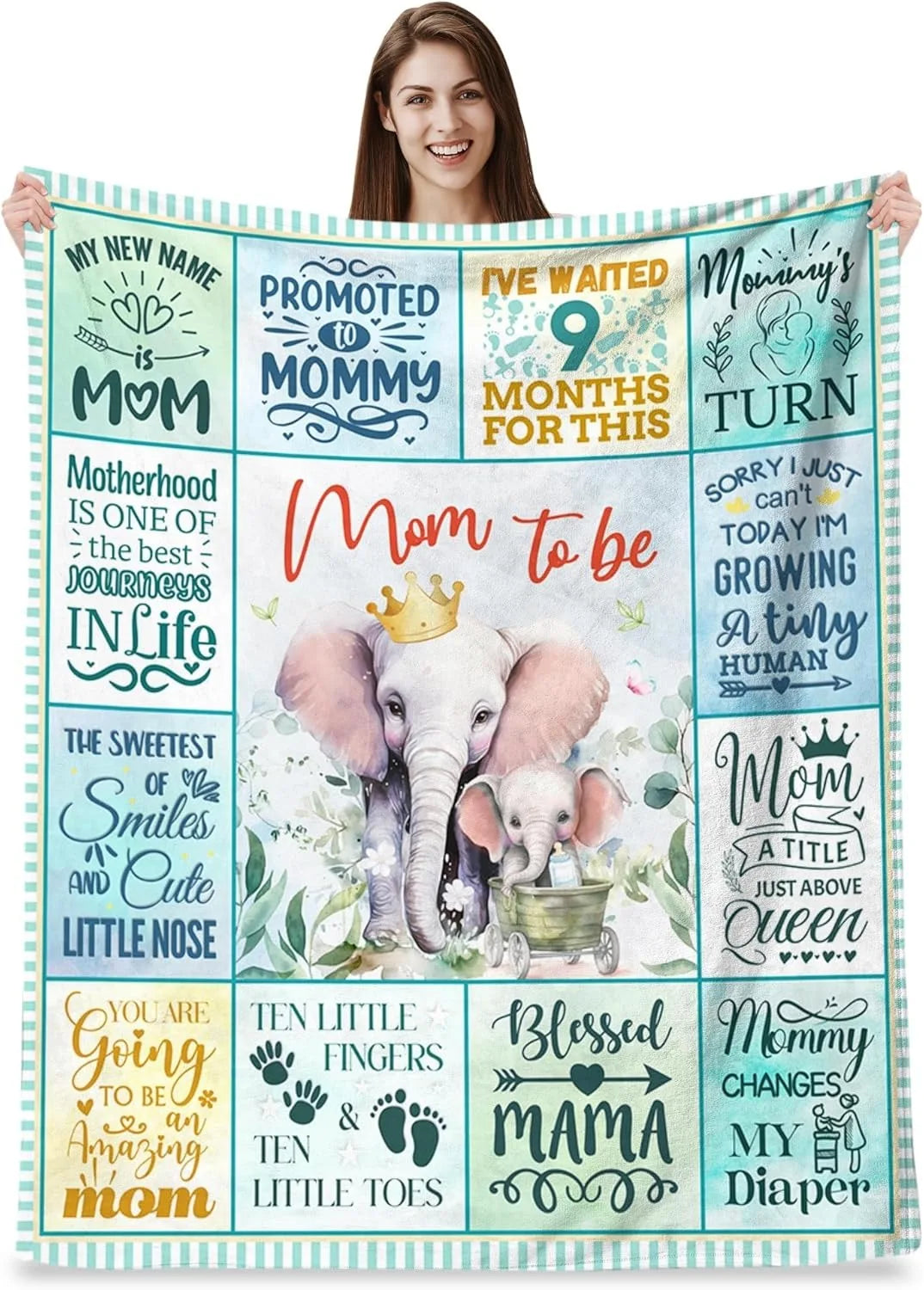 Super Soft Flannel Throw Blanket | Unique Gifts for Mom