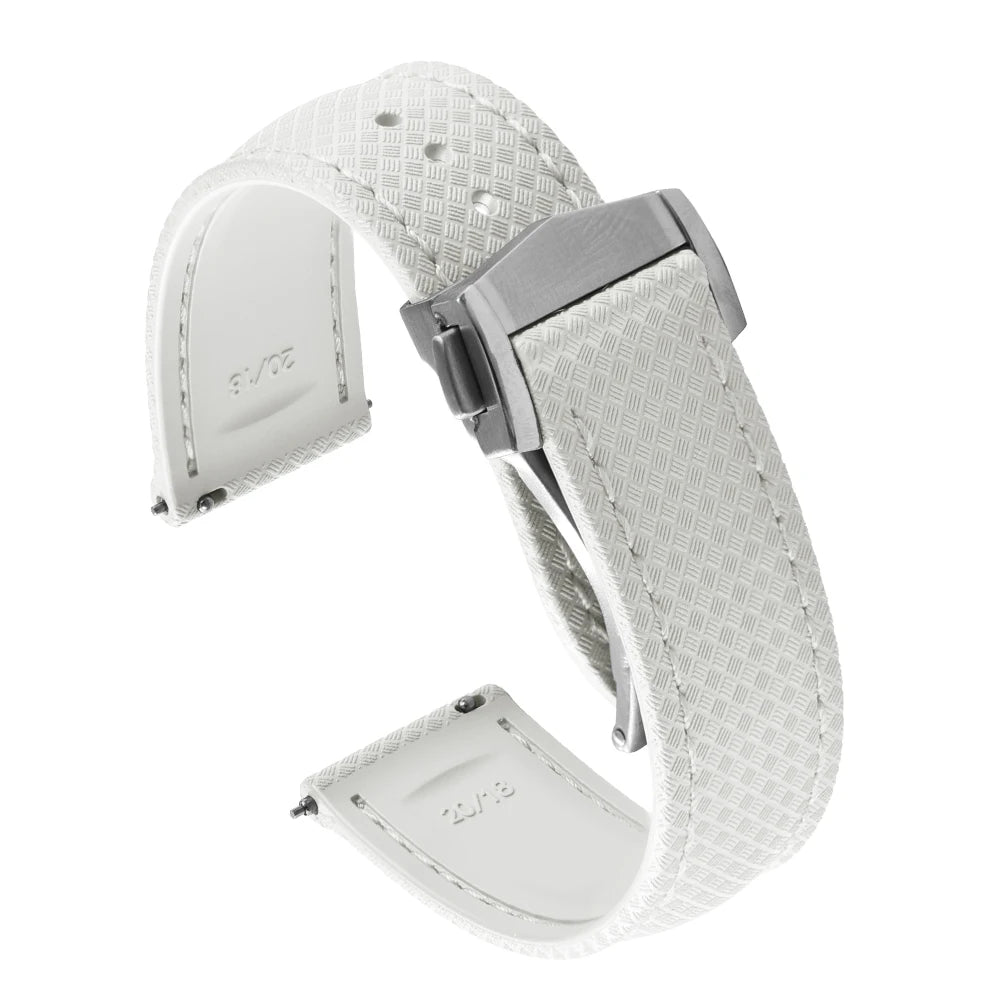Universal Tropical FKM Rubber Watch Strap | Quick-Release Dive Bracelets