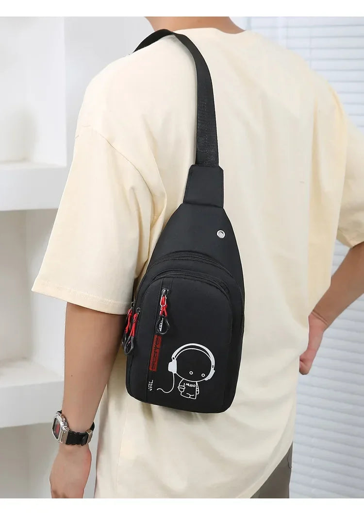 Stylish Casual Chest Bag for Men | Versatile Crossbody Backpack