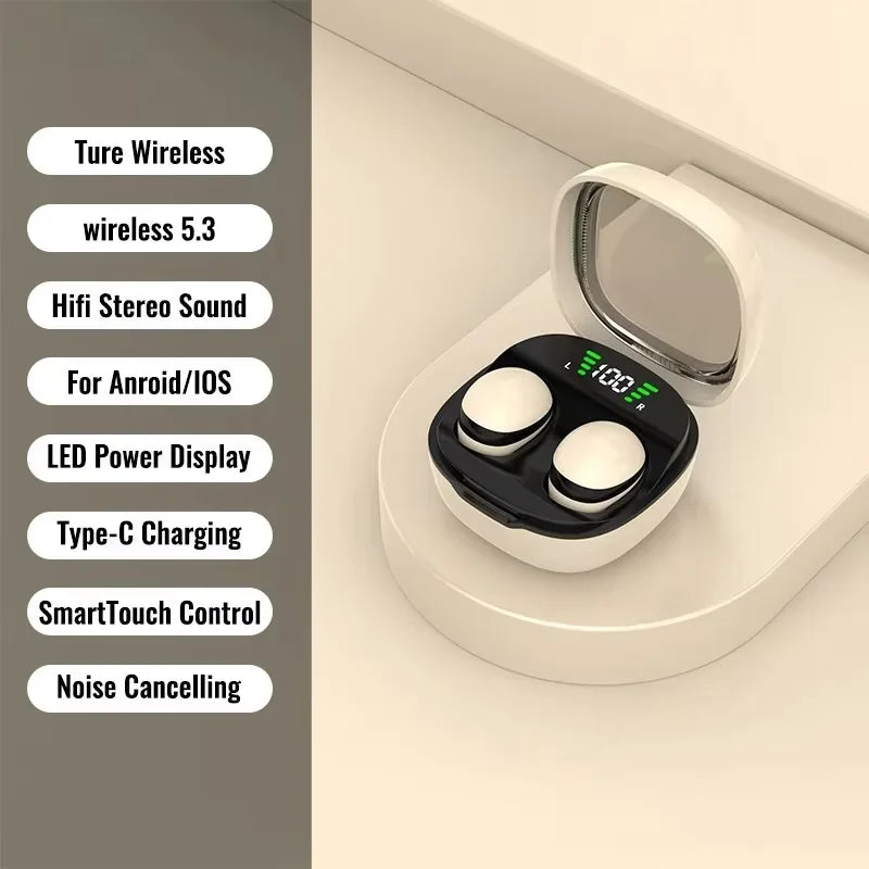 Bluetooth 5.3 AI Translation Earphones | HiFi Noise Reduction Earbuds